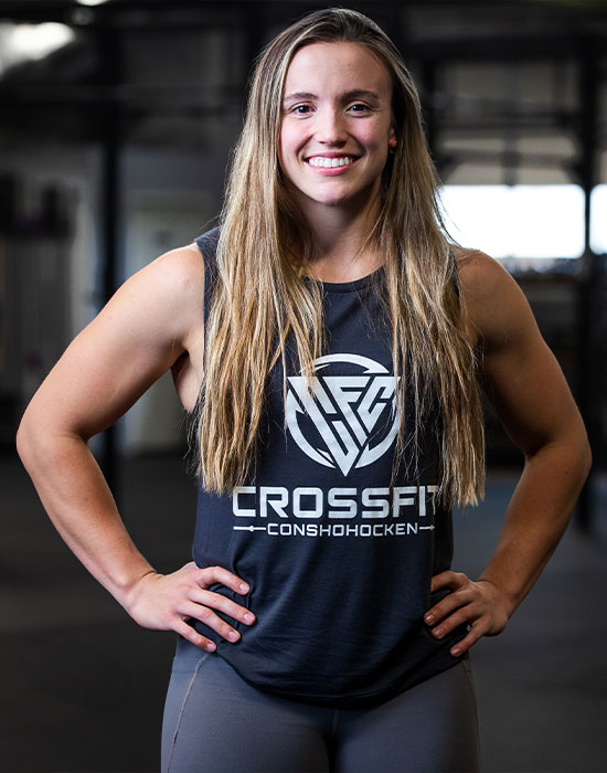Hannah McGee CrossFit Coach At Gym In Conshy, Pennsylvania